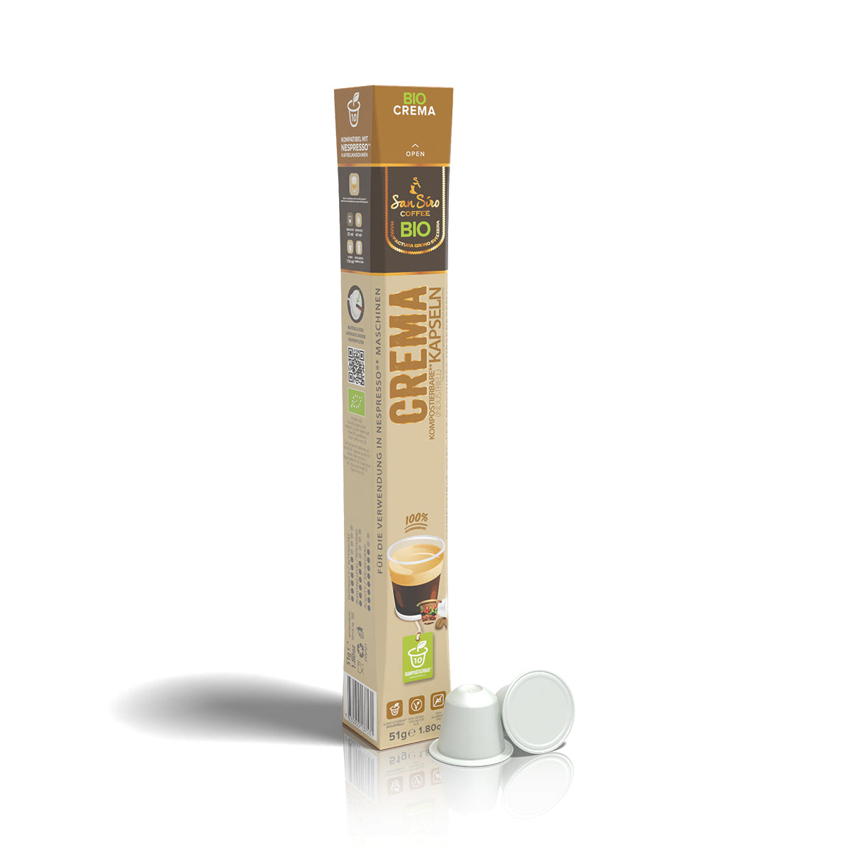 BIO Kaffee CREMA Kapseln