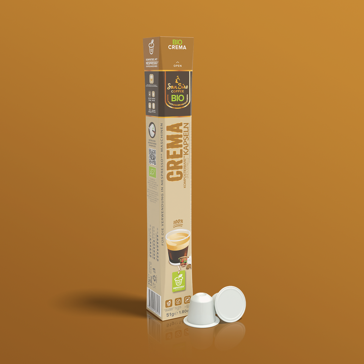 BIO Kaffee CREMA Kapseln
