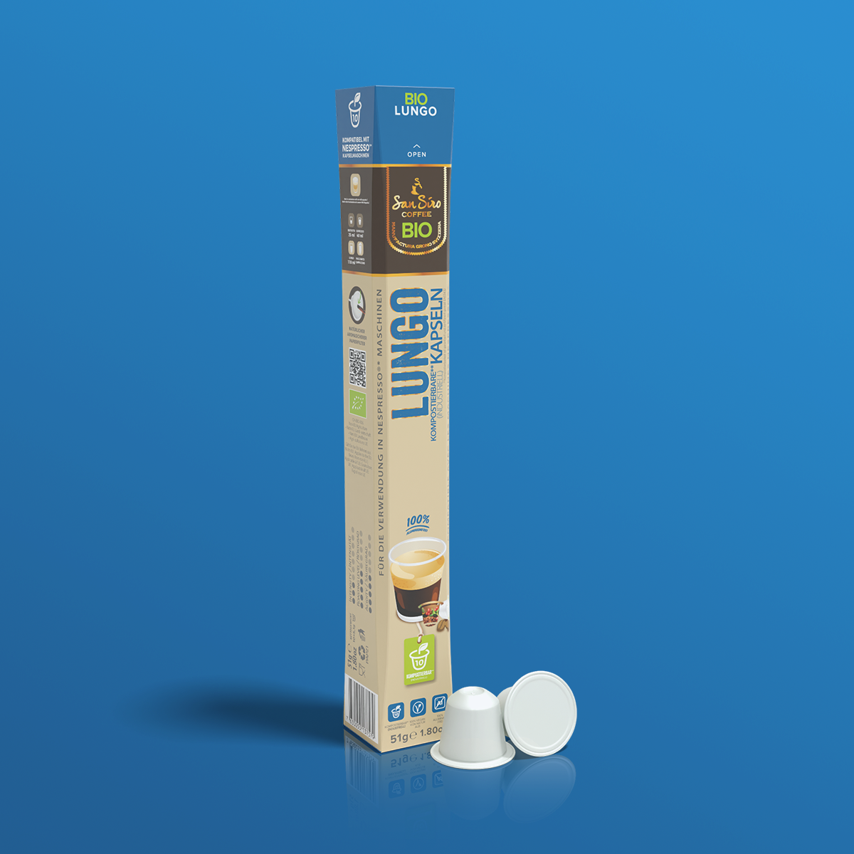 BIO Kaffee LUNGO Kapseln