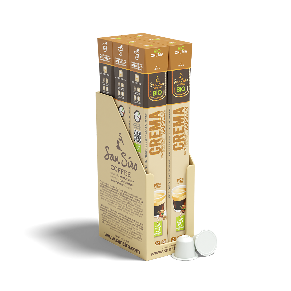 BIO Kaffee CREMA Kapseln