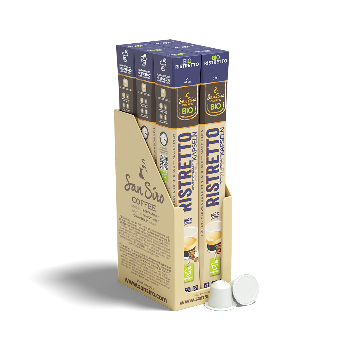 BIO Kaffee RISTRETTO Kapseln