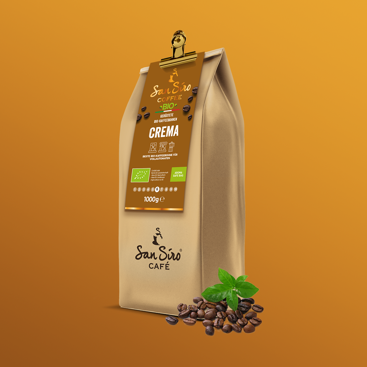 BIO Kaffee CREMA Ganze Bohne