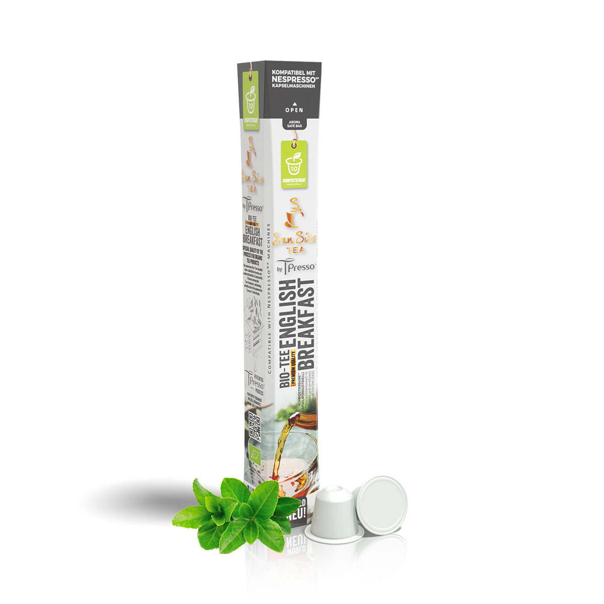 BIO Tee ENGLISH BREAKFAST TPRESSO Kapseln