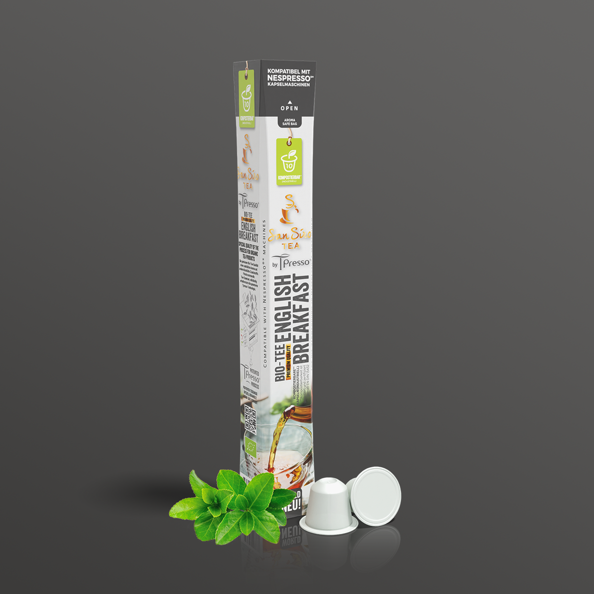 BIO Tee ENGLISH BREAKFAST TPRESSO Kapseln