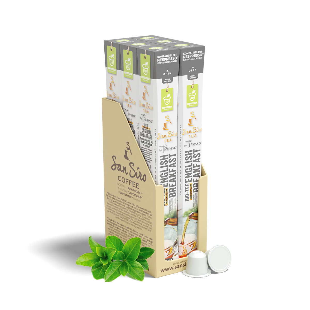 BIO Tee ENGLISH BREAKFAST TPRESSO Kapseln