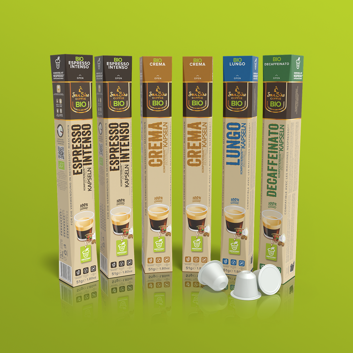 BIO Kaffee PROBIERSET 60 Kapseln
