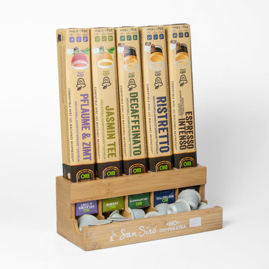 Bambus Kapselhalter 50 Kapseln