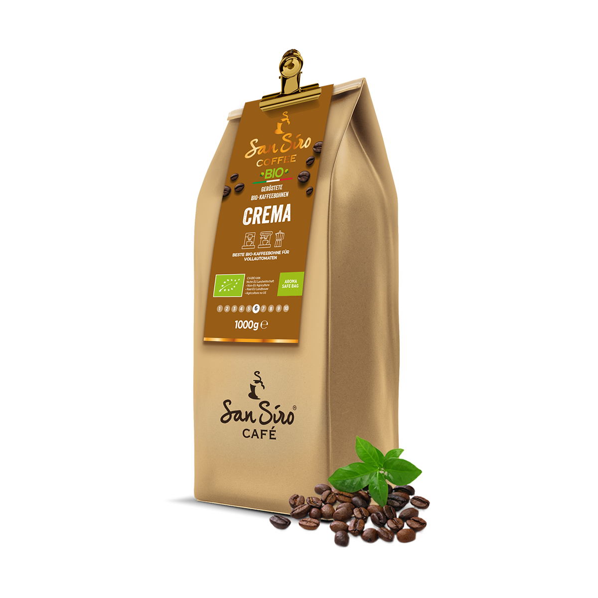 BIO Kaffee CREMA Ganze Bohne