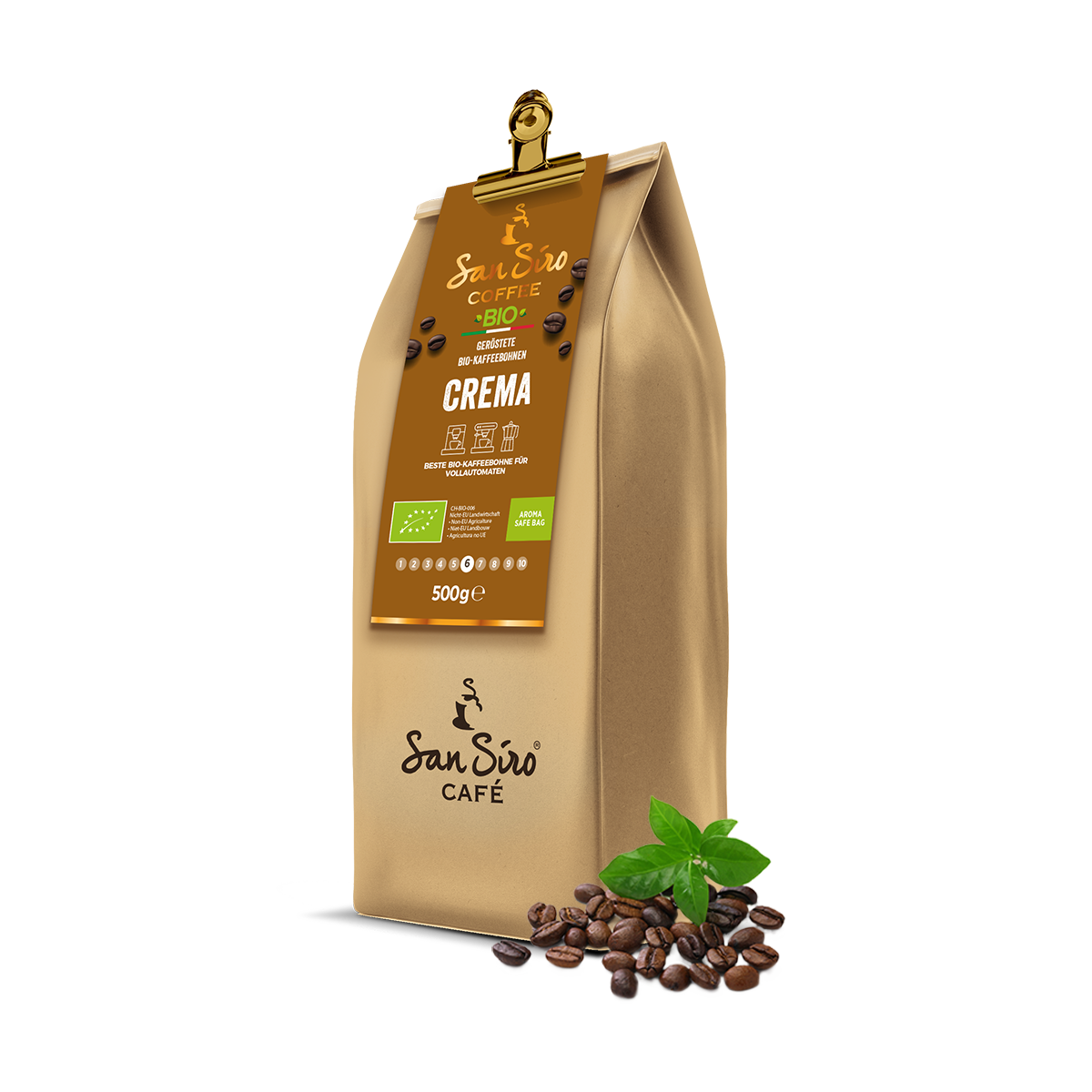 BIO Kaffee CREMA Ganze Bohne