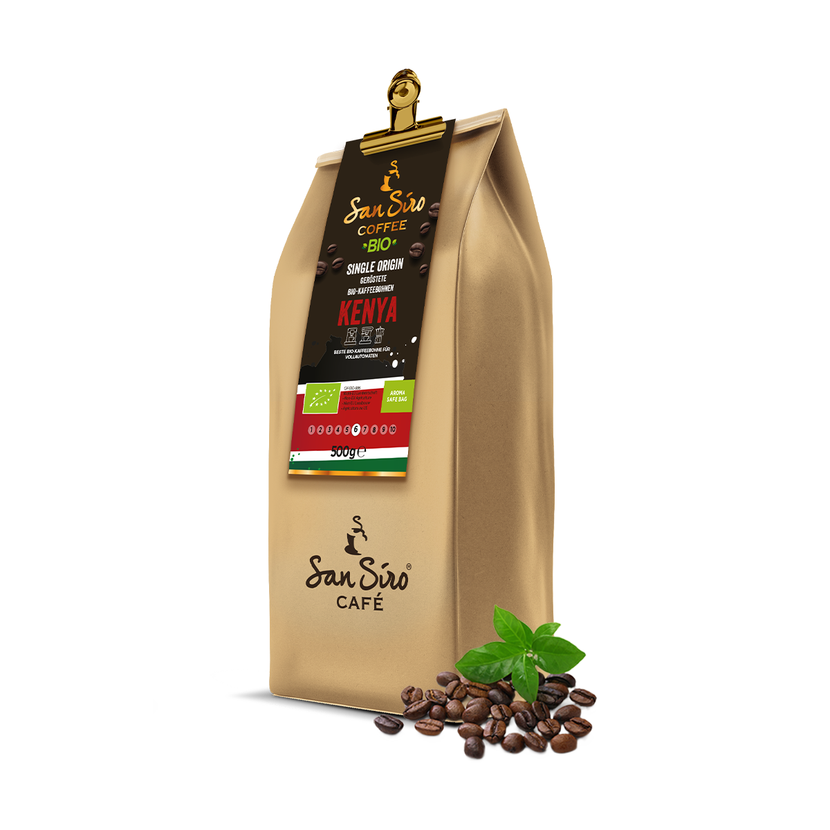 BIO Kaffee KENYA Ganze Bohne