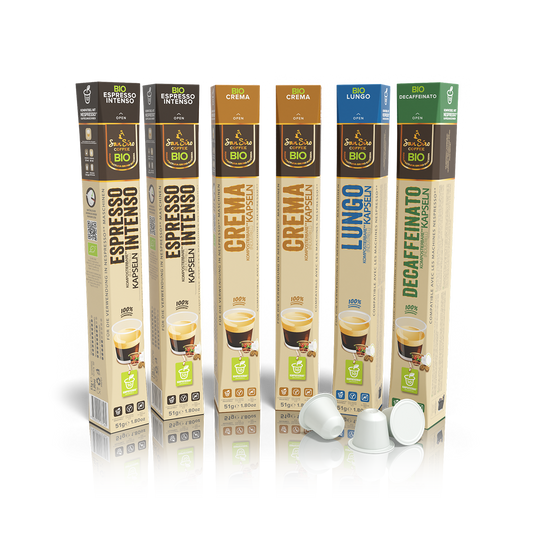 BIO Kaffee PROBIERSET 60 Kapseln