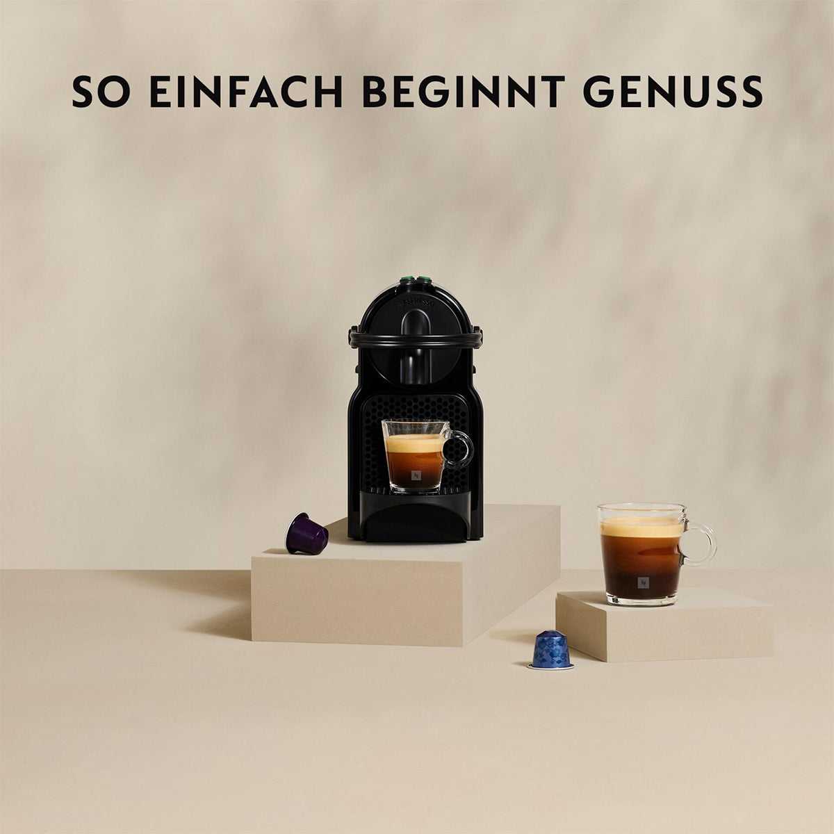 Nespresso Inissia EN 80.B by DeLonghi, black